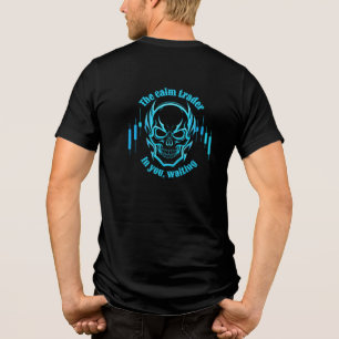 Handelsmotivation   Schädel   Ruhiger Händler Tri-Blend Shirt