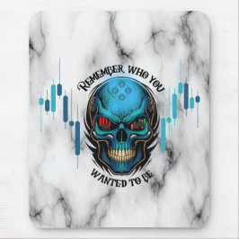 Handelsmotivation | Totenkopf N Marmor | Erinnern  Mousepad