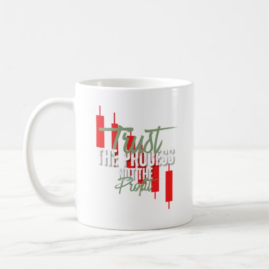 Handelsmotivation | Vertrauen | Selbstdisziplin Kaffeetasse (Links)