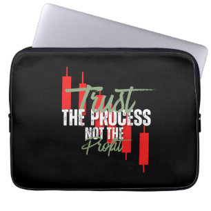 Handelsmotivation Vertrauen Selbstdisziplin Laptopschutzhülle