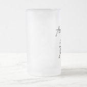 Handelsnamen-u. -logo-mattierte Tasse (Mittel)