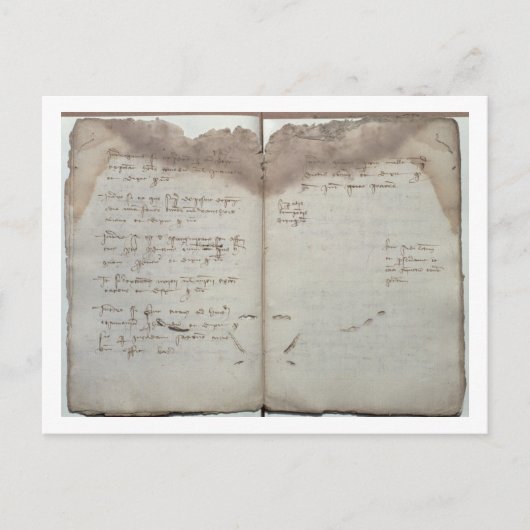 Handelspapiere, Akzeptanzschreiben für den Chan Postkarte (Vorderseite)