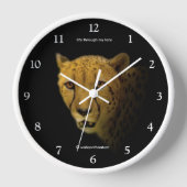 Handelsschauen mit einer prächtigen Cheetah-Katze Uhr (Vorderseite)