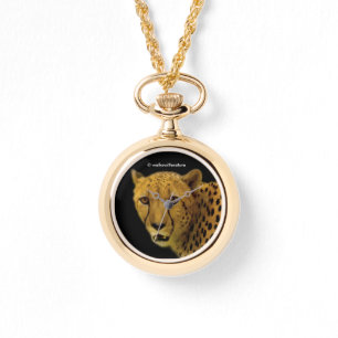 Handelsschauen mit einer prächtigen Geparden Armbanduhr