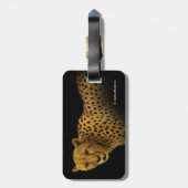 Handelsschauen mit einer prächtigen Geparden Gepäckanhänger (Rückseite vertikal)