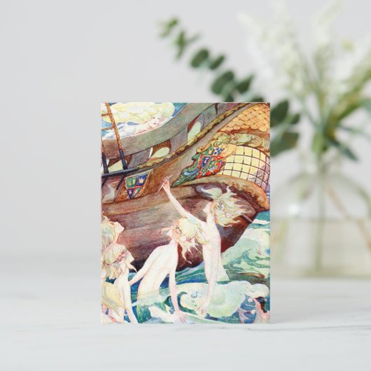 Handelsschiffe Postkarte (Stehend Vorderseite)