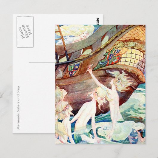 Handelsschiffe Postkarte (Vorne/Hinten)