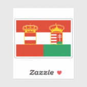 Handelsschließung Österreich-Ungarn (1869-1918) Aufkleber (Blatt)