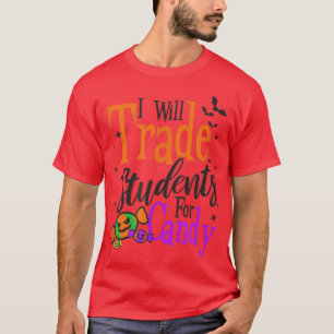 Handelsschüler für kokiden Design Halloween-Lehrer T-Shirt