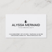 Handelssymbol Visitenkarte (Rückseite)