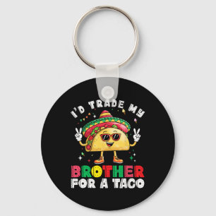 Handelsvertreter für Taco Cinco De Mayo Funny mexi Schlüsselanhänger