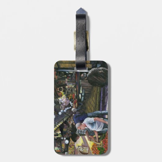 Handelsvertreter, Jerusalem Gepäckanhänger (Rückseite vertikal)