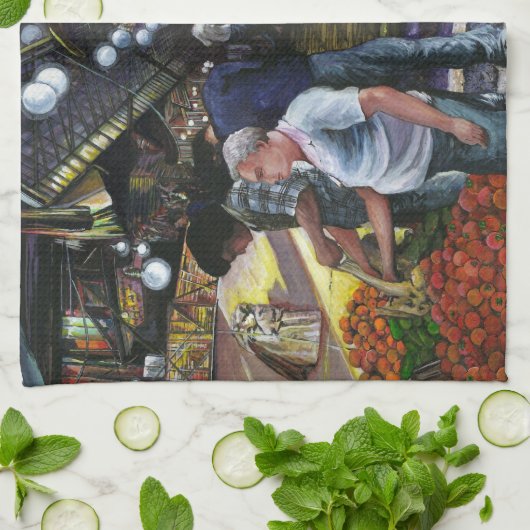 Handelsvertreter, Jerusalem Geschirrtuch (Gefaltet)