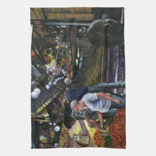 Handelsvertreter, Jerusalem Geschirrtuch (Vertikal)