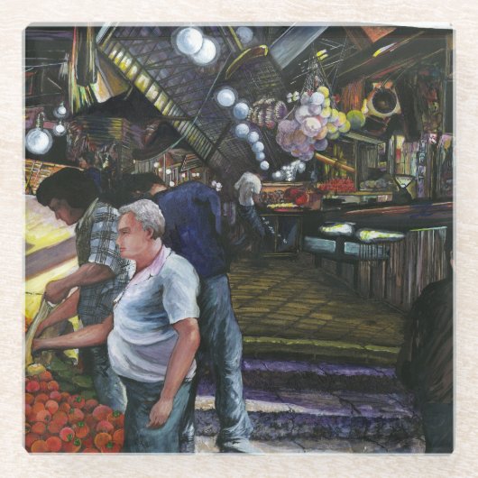 Handelsvertreter, Jerusalem Glasuntersetzer (Vorderseite)