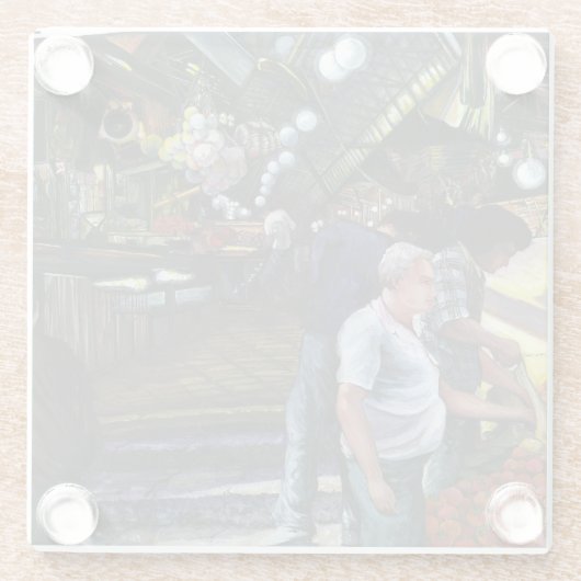 Handelsvertreter, Jerusalem Glasuntersetzer (Rückseite)