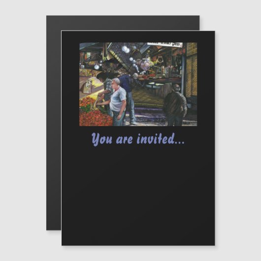 Handelsvertreter, Jerusalem Magneteinladung (Vorne/Hinten)