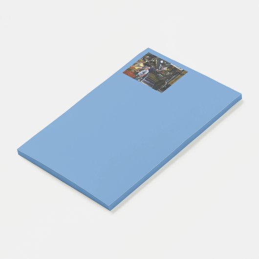 Handelsvertreter, Jerusalem Post-it Klebezettel (angewinkelt)