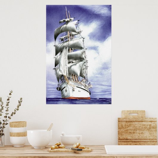 Handelswinden Poster (Küche)