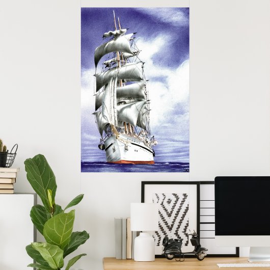 Handelswinden Poster (Heimbüro)