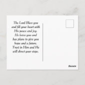 Handelt 17:28 in Ihm leben wir und bewegen Bibel V Postkarte (Rückseite)