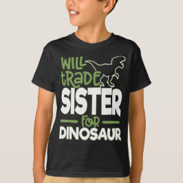 Handelt Schwester für Dinosaurier-T - Shirt