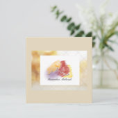 Handentworfene Ramadan-Mubarak-Karte (Stehend Vorderseite)