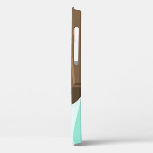 Händeschalten auf den Knopf Wecker-Schlummertaste Case-Mate iPhone Hülle (Rückseite / Links)