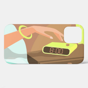 Händeschalten auf den Knopf Wecker-Schlummertaste Case-Mate iPhone Hülle