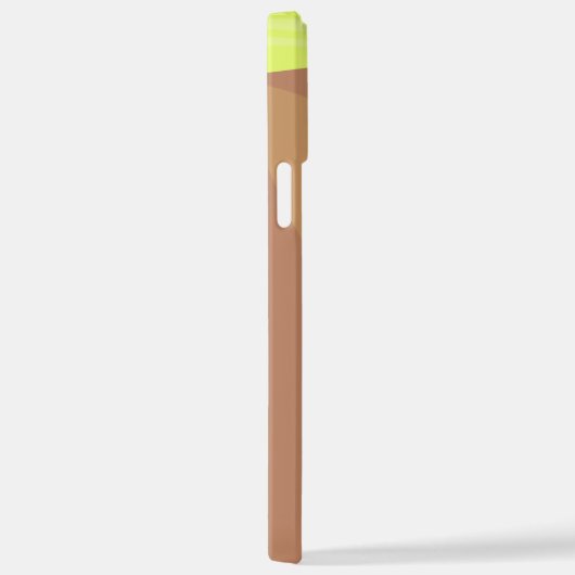 Händeschalten auf den Knopf Wecker-Schlummertaste iPhone Hülle (Rechte Seite)