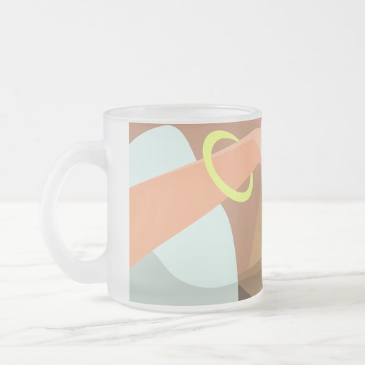 Händeschalten auf den Knopf Wecker-Schlummertaste Mattglastasse (Links)