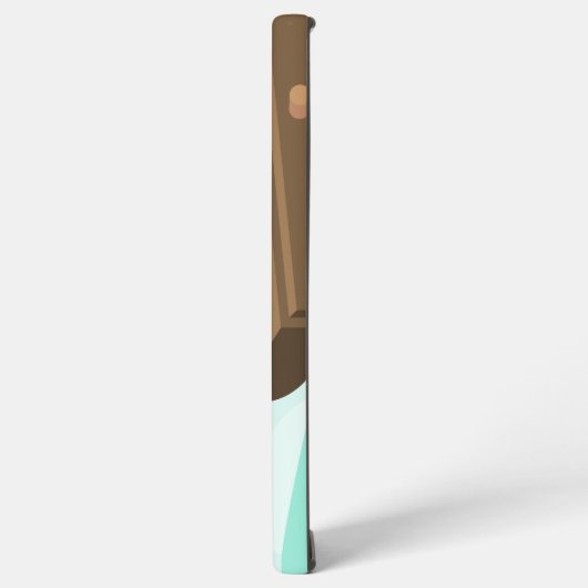 Händeschalten auf den Knopf Wecker-Schlummertaste Samsung Galaxy Hülle (Linke Seite)