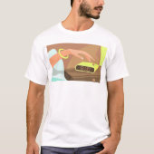 Händeschalten auf den Knopf Wecker-Schlummertaste T-Shirt (Vorderseite)