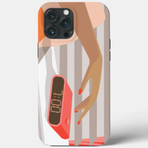 Händeschalten der Frauen auf den Knopf für den Wec Case-Mate iPhone Hülle