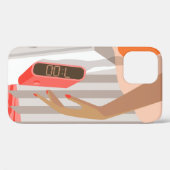 Händeschalten der Frauen auf den Knopf für den Wec Case-Mate iPhone Hülle (Rückseite (Horizontal))