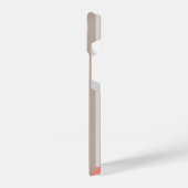 Händeschalten der Frauen auf den Knopf für den Wec iPhone Hülle (Linke Seite)