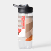 Händeschalten der Frauen auf den Knopf für den Wec Trinkflasche (Rechts)