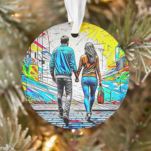 Händeschalter | Personalisierte Weihnachten Ornament (Baum)