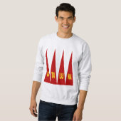 Händeschirt für Cataluna-Mann Sweatshirt (Vorne ganz)