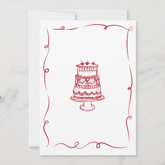 Händeschleife Einladung (Rückseite)