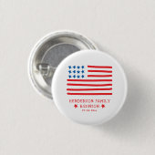 Händeschleife für die Amerikanische Flagge - Wiede Button (Vorne & Hinten)