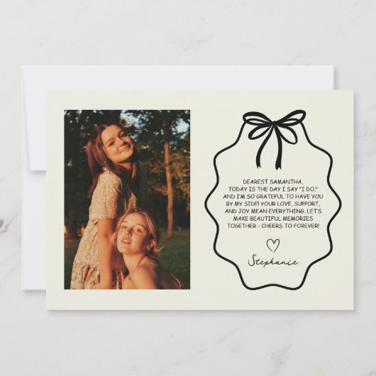 Händeschlitten am Foto meines Hochzeitstages Einladung (Rückseite)