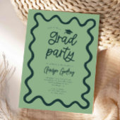 Händeschlittengruppe Grüne Absolventen Einladung