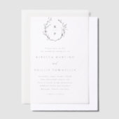 Händeschlittenkraut Pergament Einladungen (Versetzt)