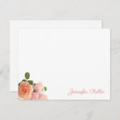 Handeschreiben von Skriptnamen VorlagensicherungRo Mitteilungskarte (Vorne/Hinten)