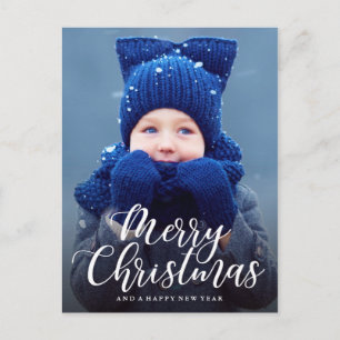 Händeschriften Weihnachts-Foto Postkarte