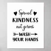 Händewaschen - Bade Art Poster (Vorne)