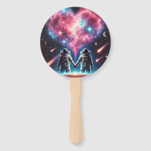 Handfächer für die Liebe des Astronauten