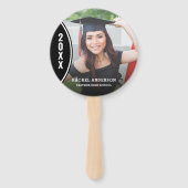 Handfächer für Foto in Schwarz und Weiß (Rückseite)