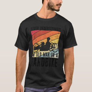 Handfahrradfahrer Opa Handradfahrer für Männer T-Shirt